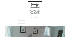 Desktop Screenshot of covers-curtains.com